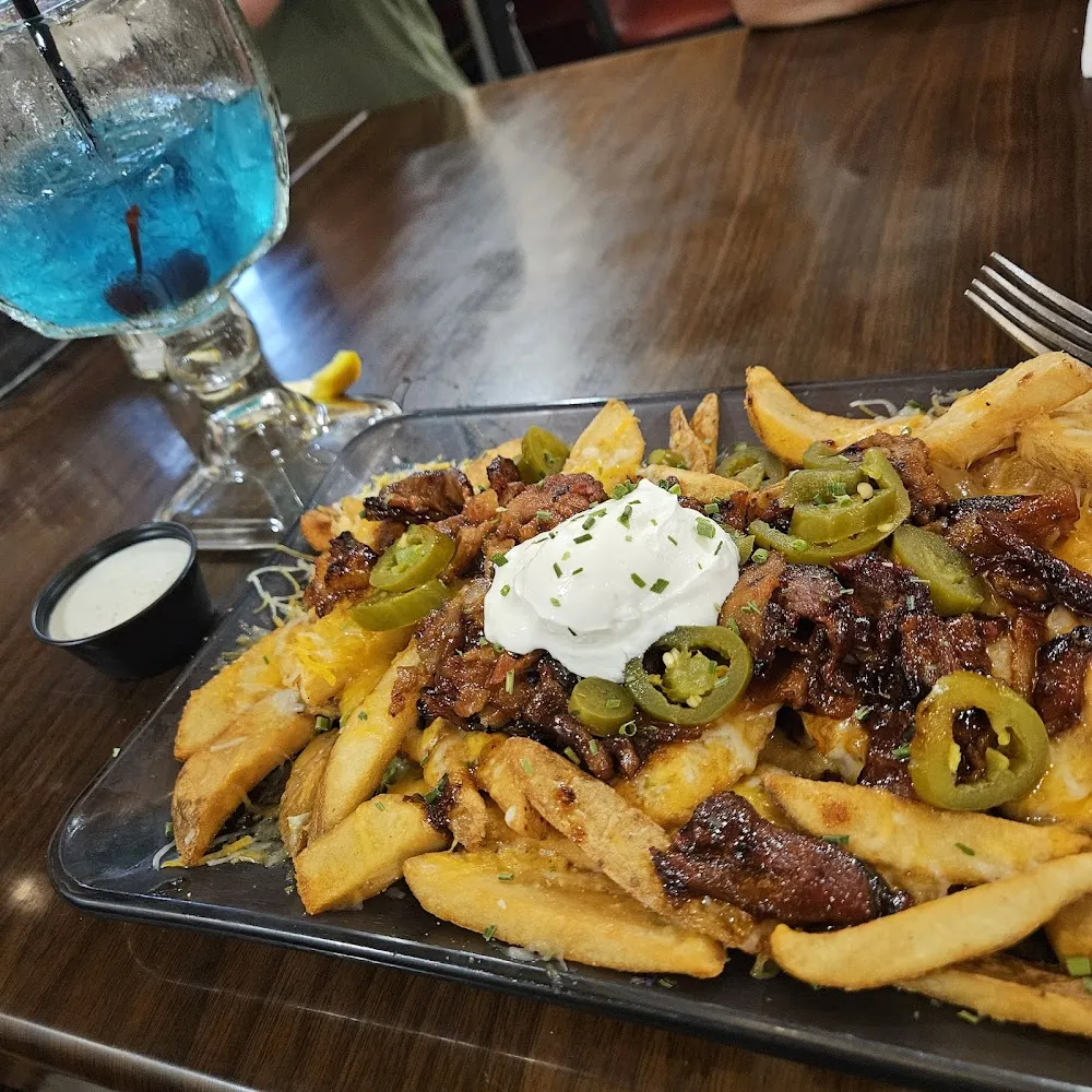 Loaded BBQ Brisket Cheese Fries